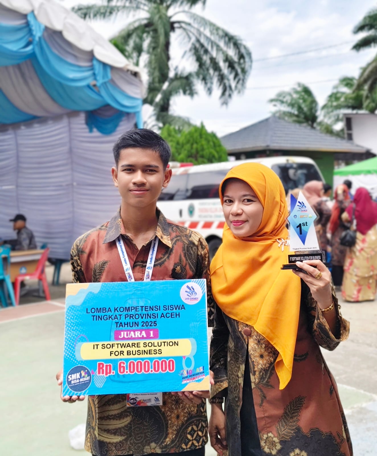Juara 1 IT Software Solution for Business – LKS SMK Tingkat Provinsi Aceh XXXIII Tahun 2025
