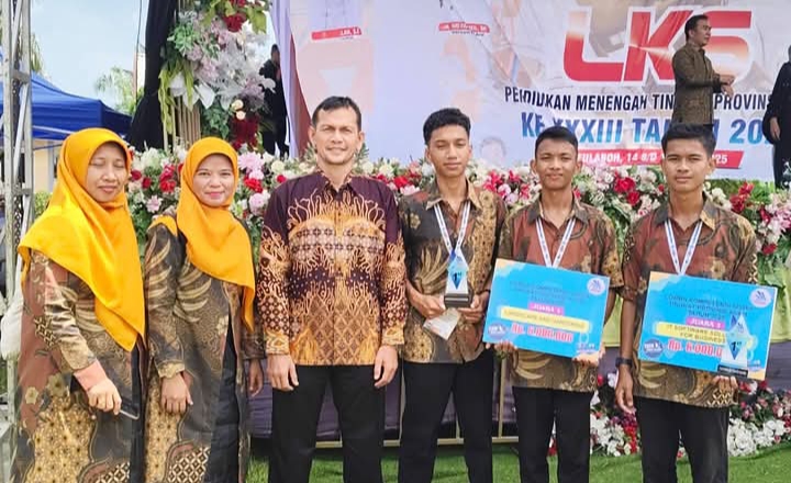 SMK Negeri 1 Karang Baru Borong Dua Juara 1 di LKS SMK Provinsi Aceh 2025