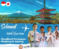 Siswa SMK Negeri 1 Karang Baru Terpilih Mengikuti Program Persiapan Magang ke Jepang