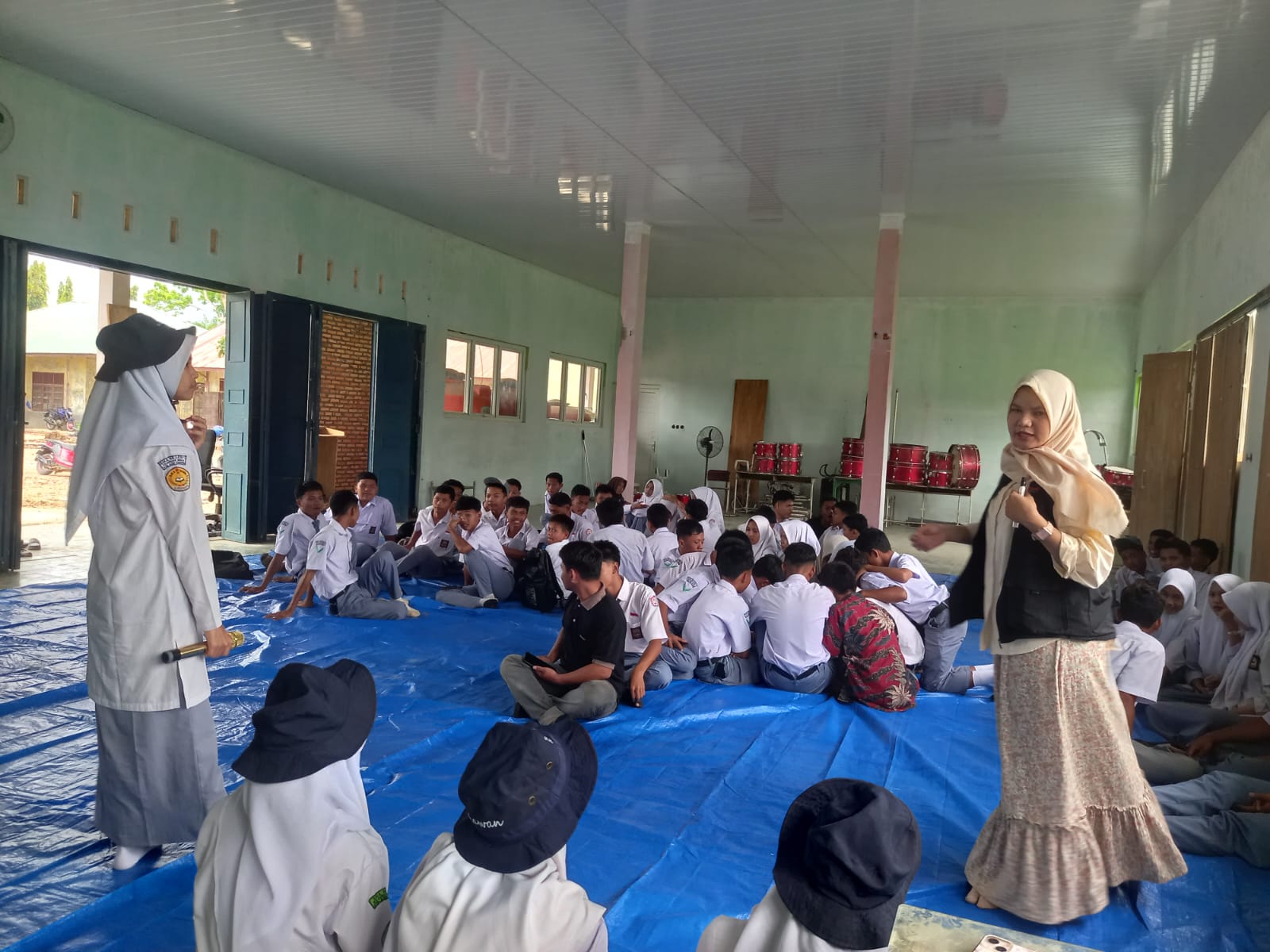 SMKN 1 Karang Baru Terima Kunjungan Kegiatan Psikososial dan Mitigasi Bencana dari Sekolah Inspirasi Bangsa